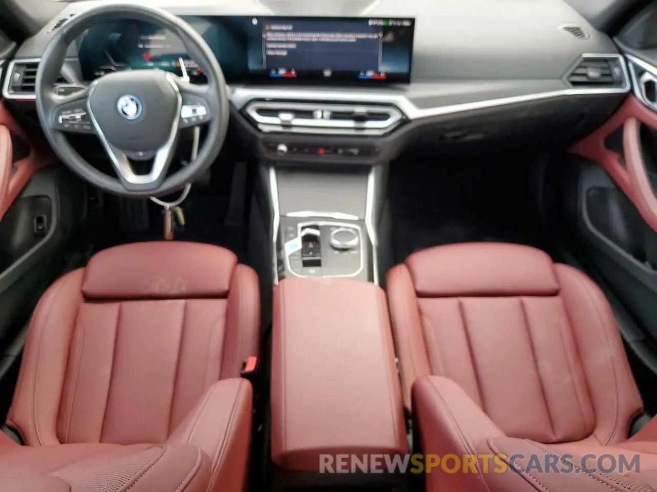 8 fotografías del automóvil dañado WBY43AW00PFP96308 BMW I4 EDRIVE 2023