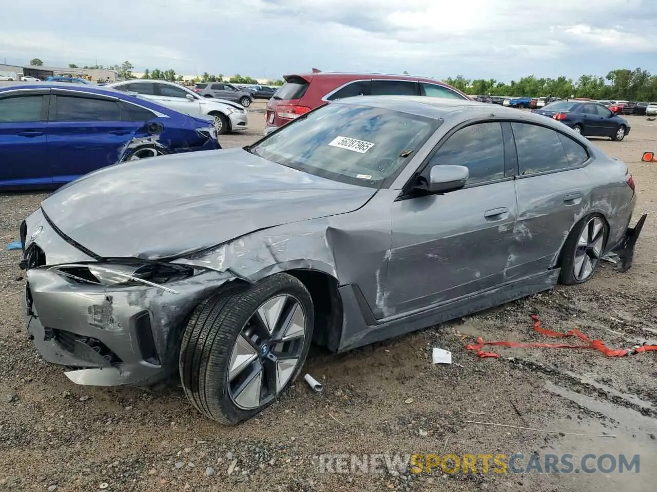 1 fotografías del automóvil dañado WBY43AW02PFP44405 BMW I4 EDRIVE 2023