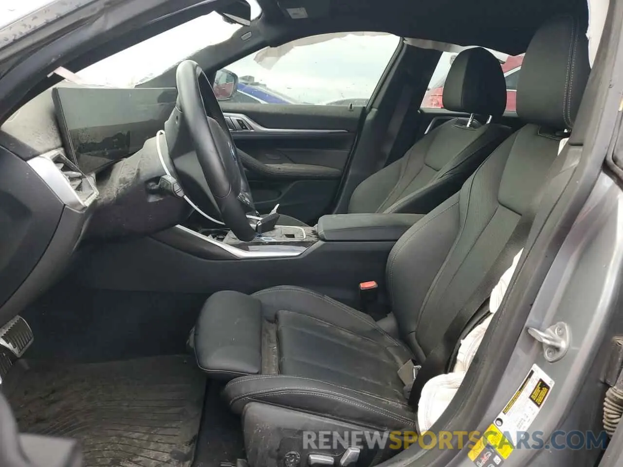 7 fotografías del automóvil dañado WBY43AW02PFP44405 BMW I4 EDRIVE 2023