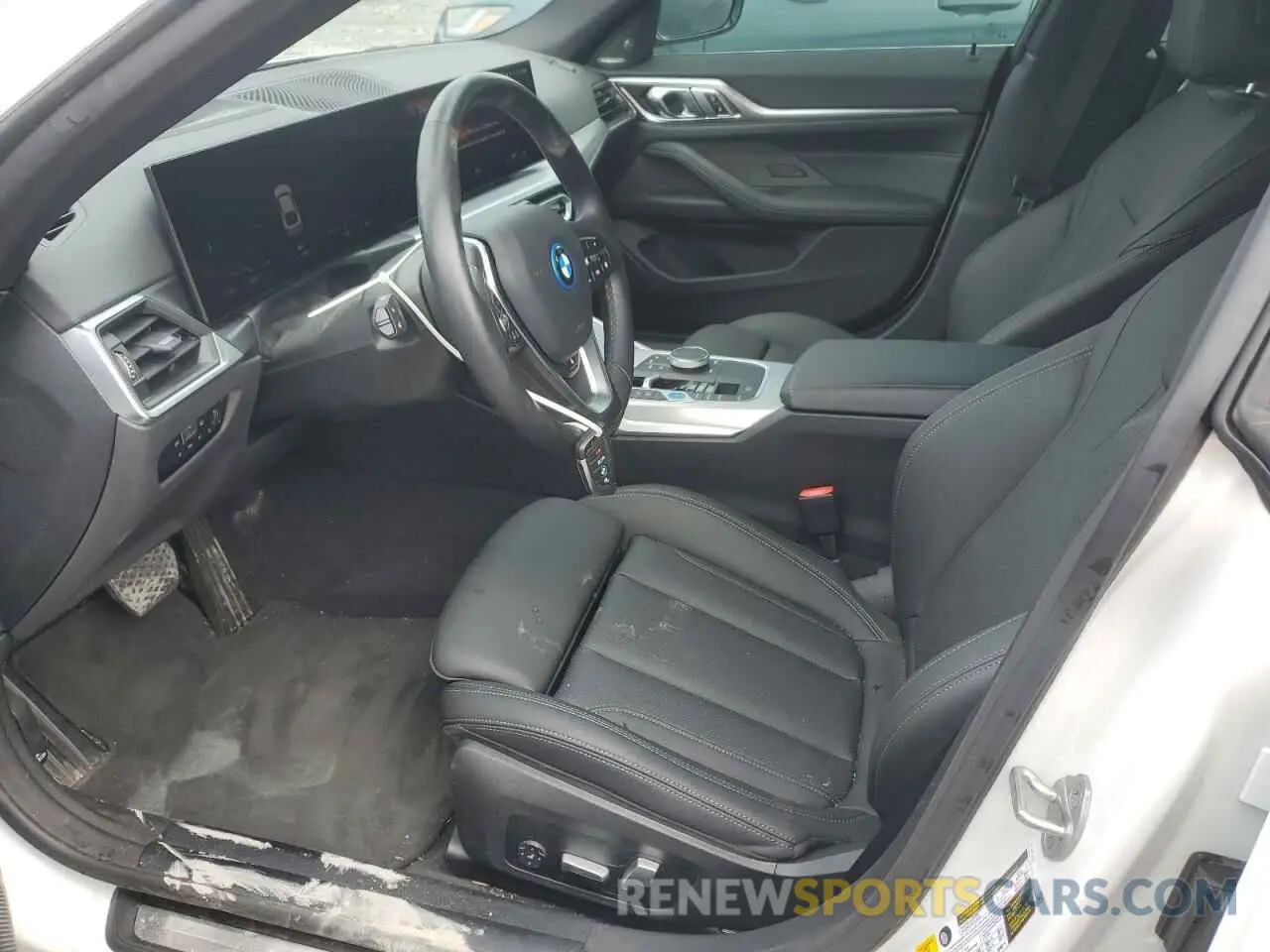7 fotografías del automóvil dañado WBY43AW04PFR16630 BMW I4 EDRIVE 2023