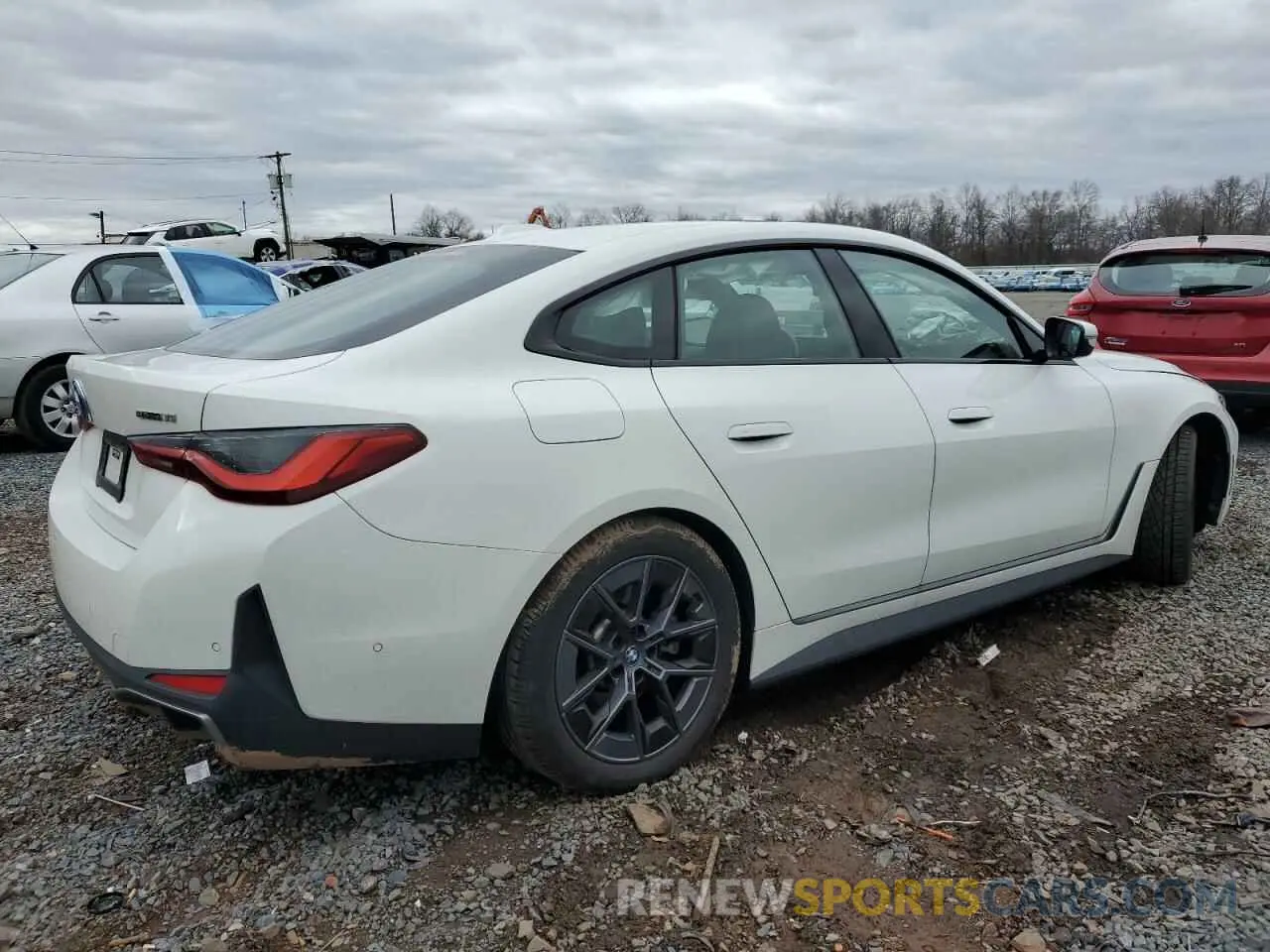 3 fotografías del automóvil dañado WBY43AW0XPFP66619 BMW I4 EDRIVE 2023