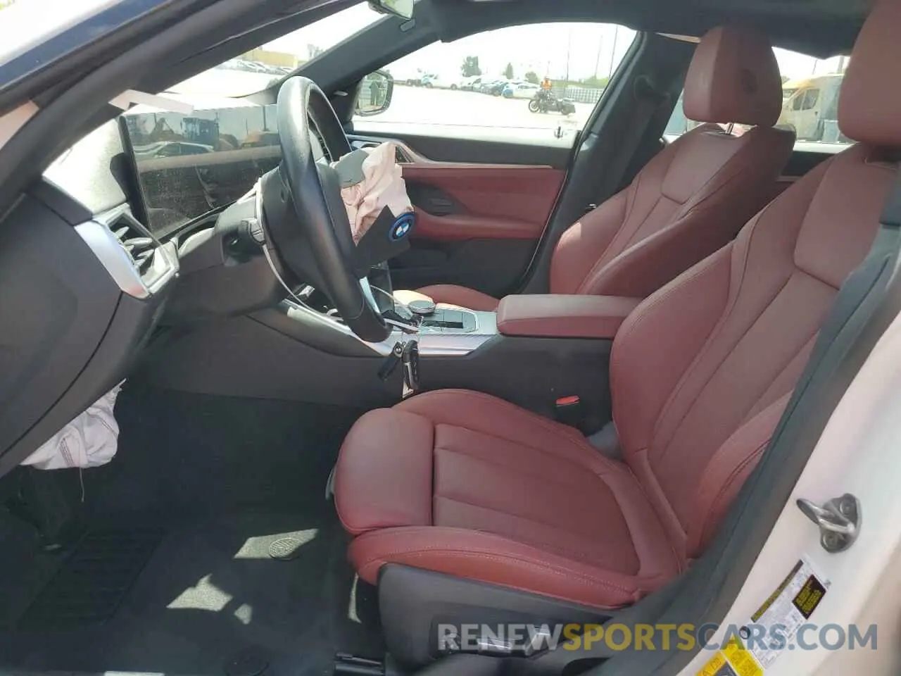 7 fotografías del automóvil dañado WBY43AW0XPFP76986 BMW I4 EDRIVE 2023