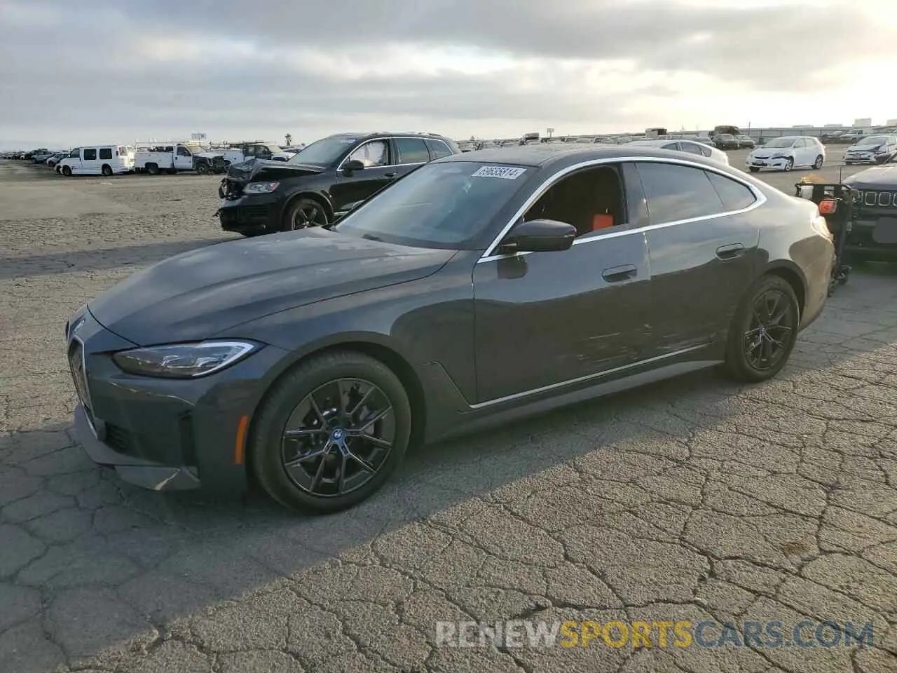 1 fotografías del automóvil dañado WBY43AW0XPFR00948 BMW I4 EDRIVE 2023