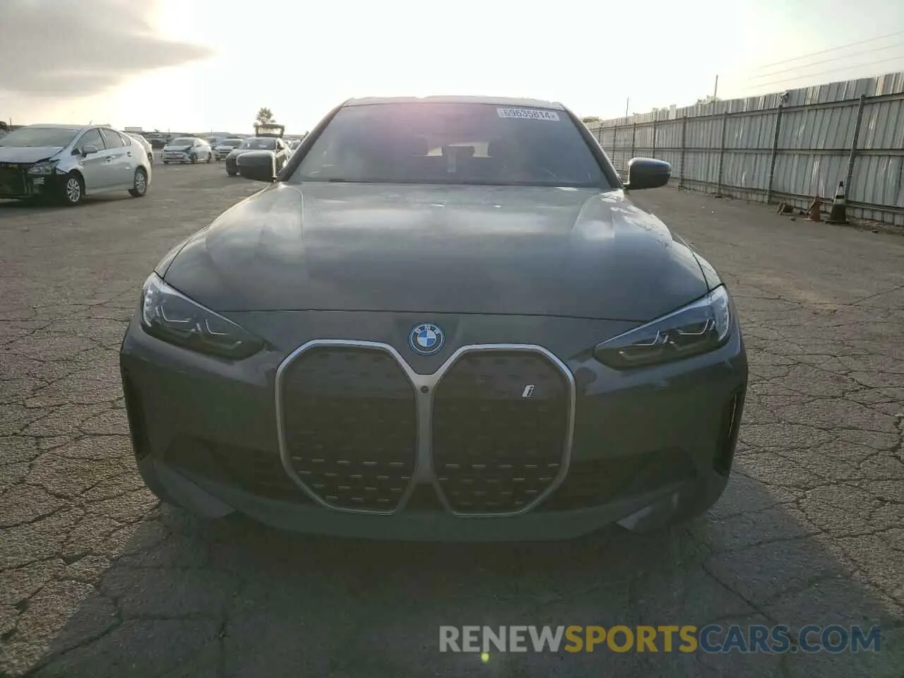 5 fotografías del automóvil dañado WBY43AW0XPFR00948 BMW I4 EDRIVE 2023