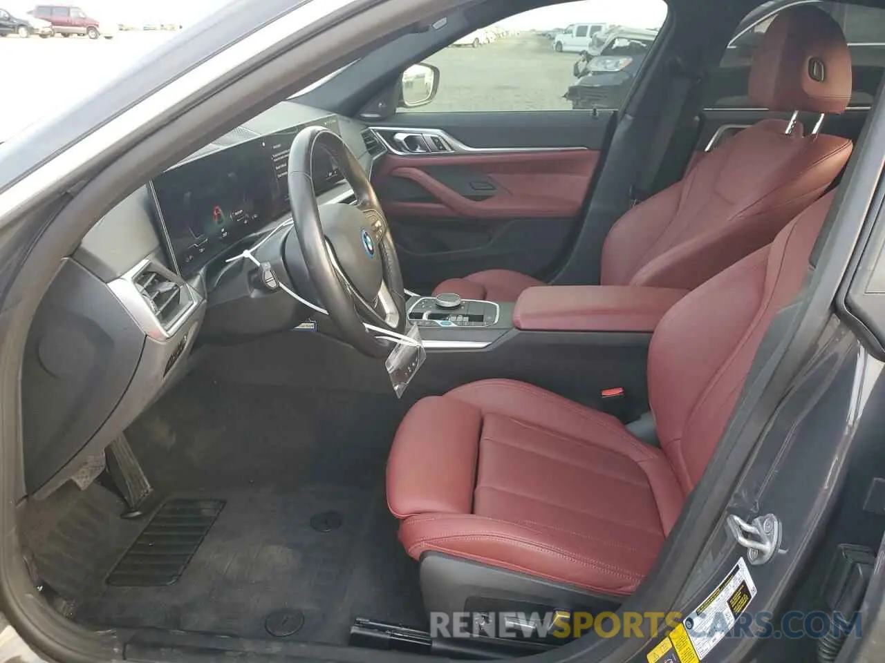 7 fotografías del automóvil dañado WBY43AW0XPFR00948 BMW I4 EDRIVE 2023