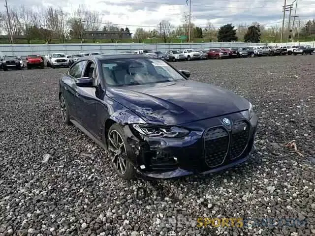 11 fotografías del automóvil dañado WBY73AW03PFP19431 BMW I4 EDRIVE 2023
