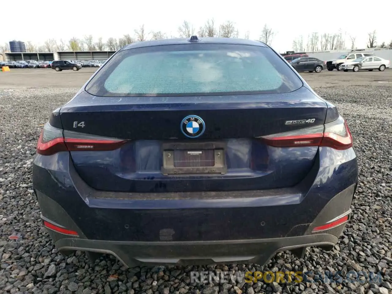 6 fotografías del automóvil dañado WBY73AW03PFP19431 BMW I4 EDRIVE 2023
