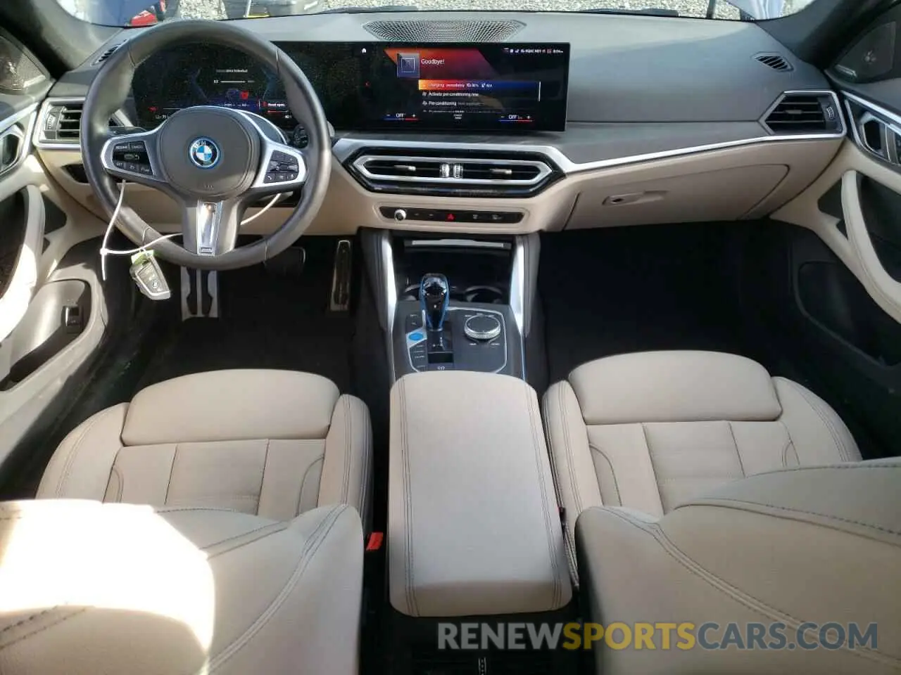 8 fotografías del automóvil dañado WBY73AW03PFP19431 BMW I4 EDRIVE 2023