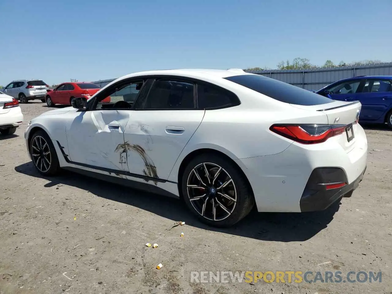 2 fotografías del automóvil dañado WBY73AW05PFR24197 BMW I4 EDRIVE 2023