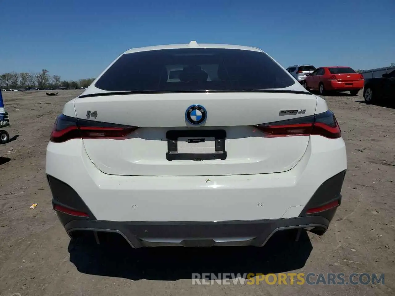 6 fotografías del automóvil dañado WBY73AW05PFR24197 BMW I4 EDRIVE 2023