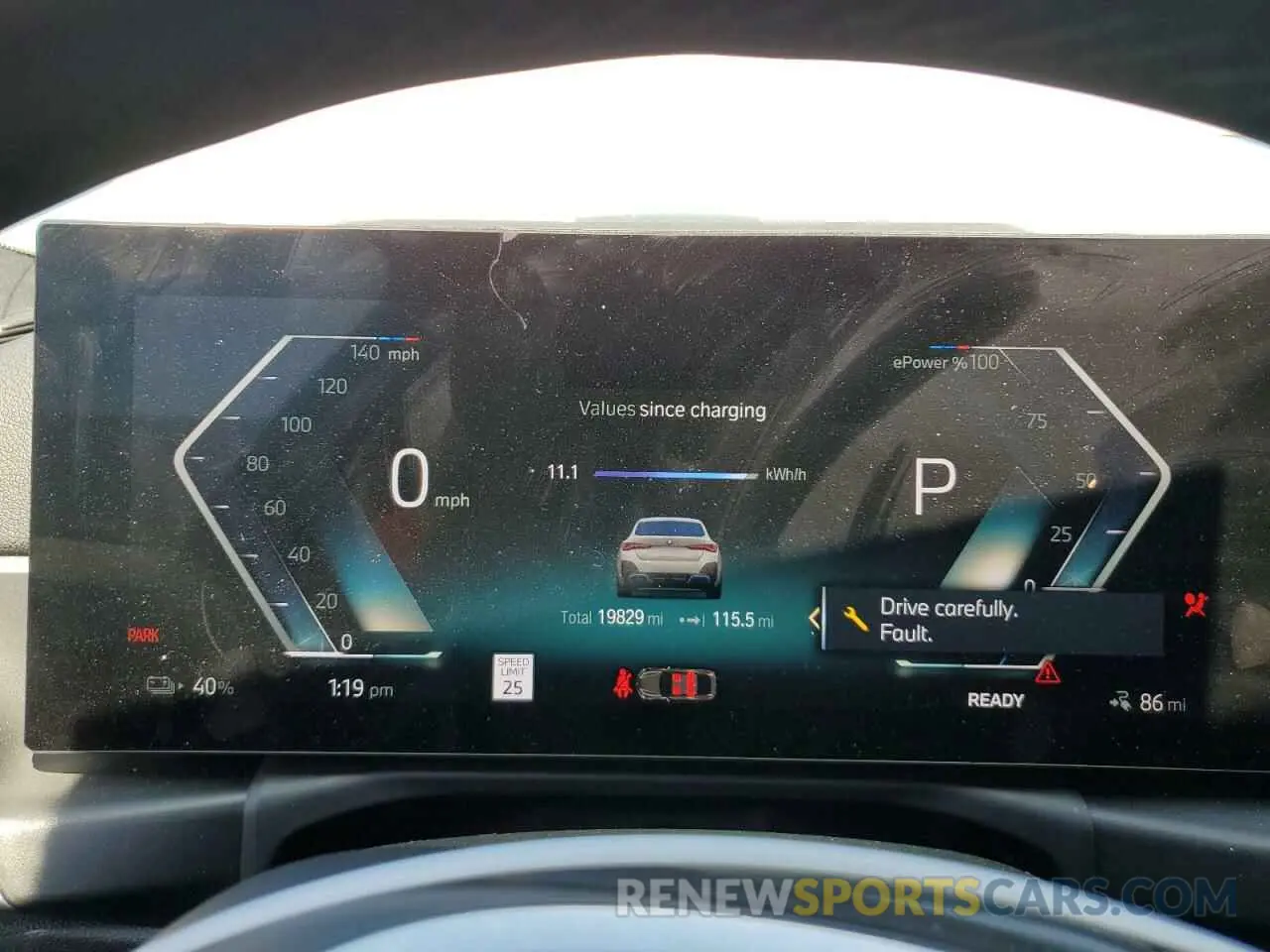 9 fotografías del automóvil dañado WBY73AW05PFR24197 BMW I4 EDRIVE 2023