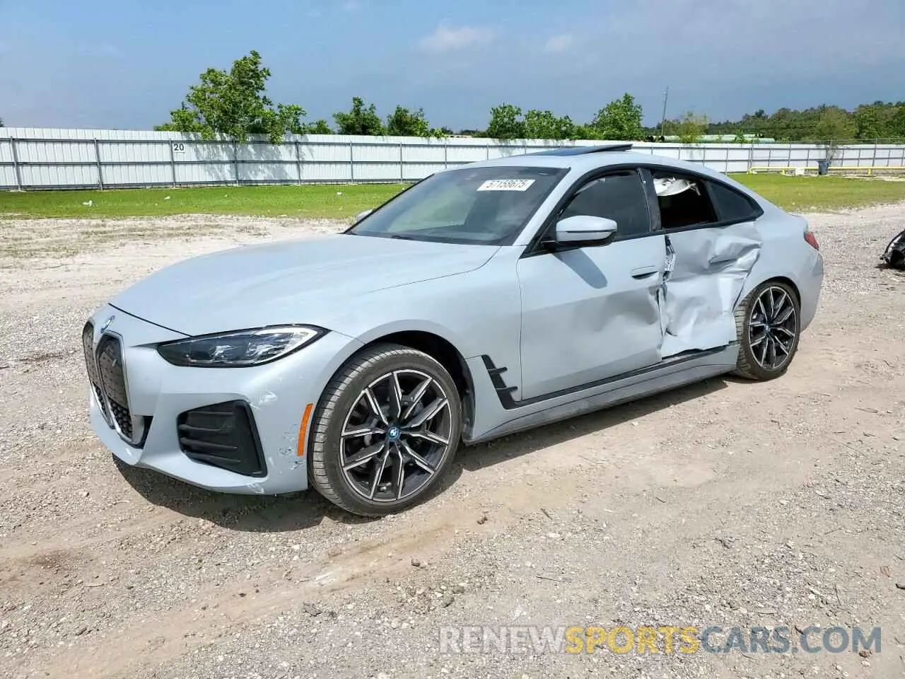 1 fotografías del automóvil dañado WBY73AW06PFN72554 BMW I4 EDRIVE 2023