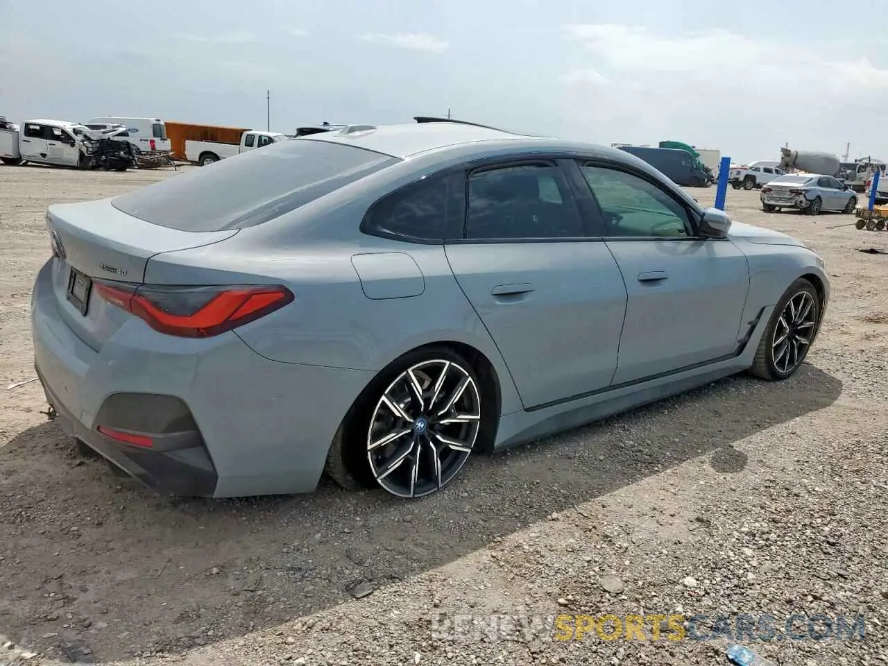 3 fotografías del automóvil dañado WBY73AW06PFN72554 BMW I4 EDRIVE 2023
