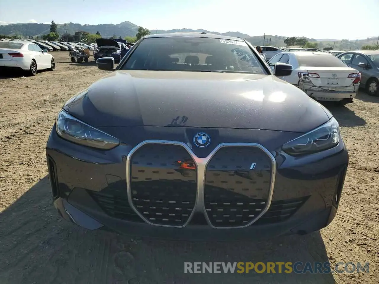 5 fotografías del automóvil dañado WBY73AW06PFR04525 BMW I4 EDRIVE 2023