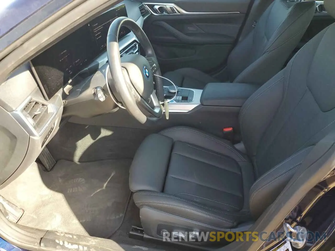 7 fotografías del automóvil dañado WBY73AW06PFR04525 BMW I4 EDRIVE 2023