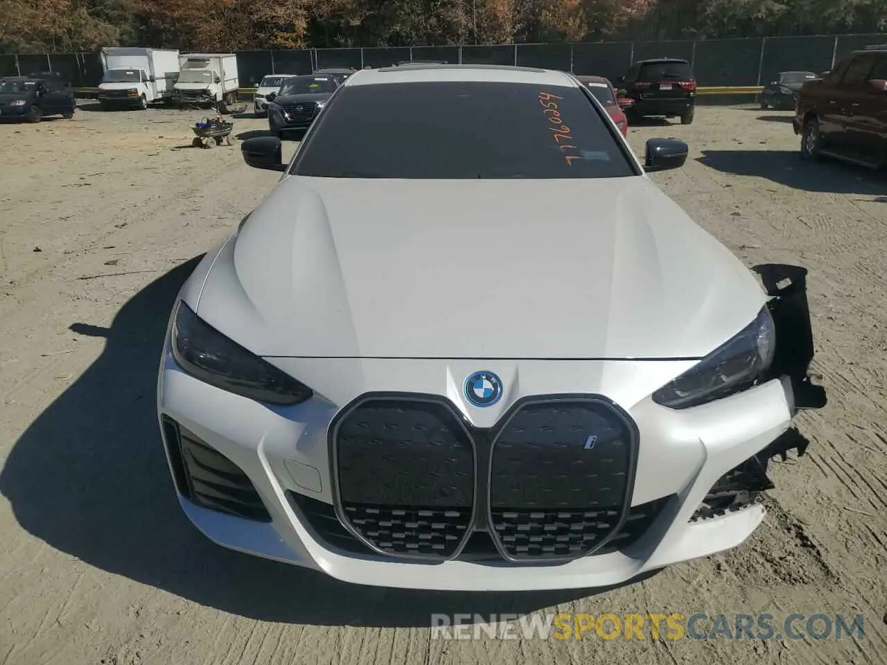 5 fotografías del automóvil dañado WBY73AW07PFN97687 BMW I4 EDRIVE 2023
