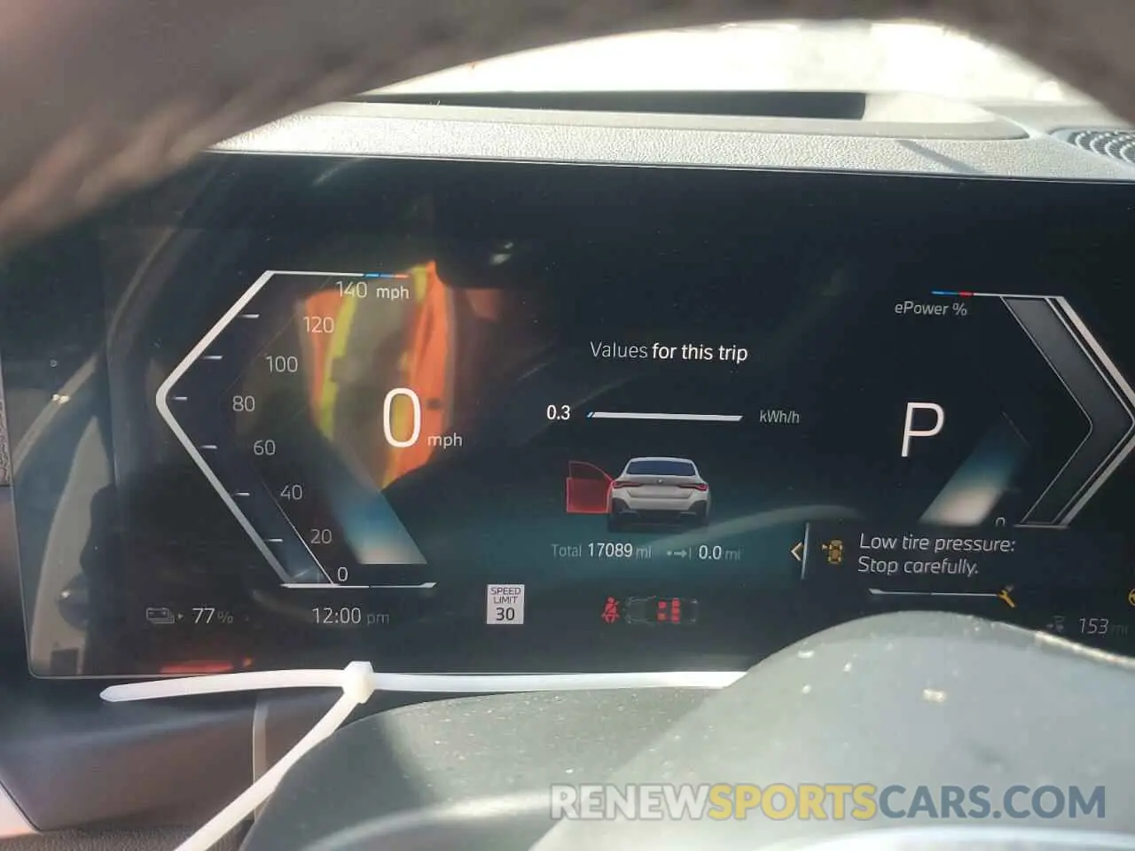 9 fotografías del automóvil dañado WBY73AW07PFN97687 BMW I4 EDRIVE 2023