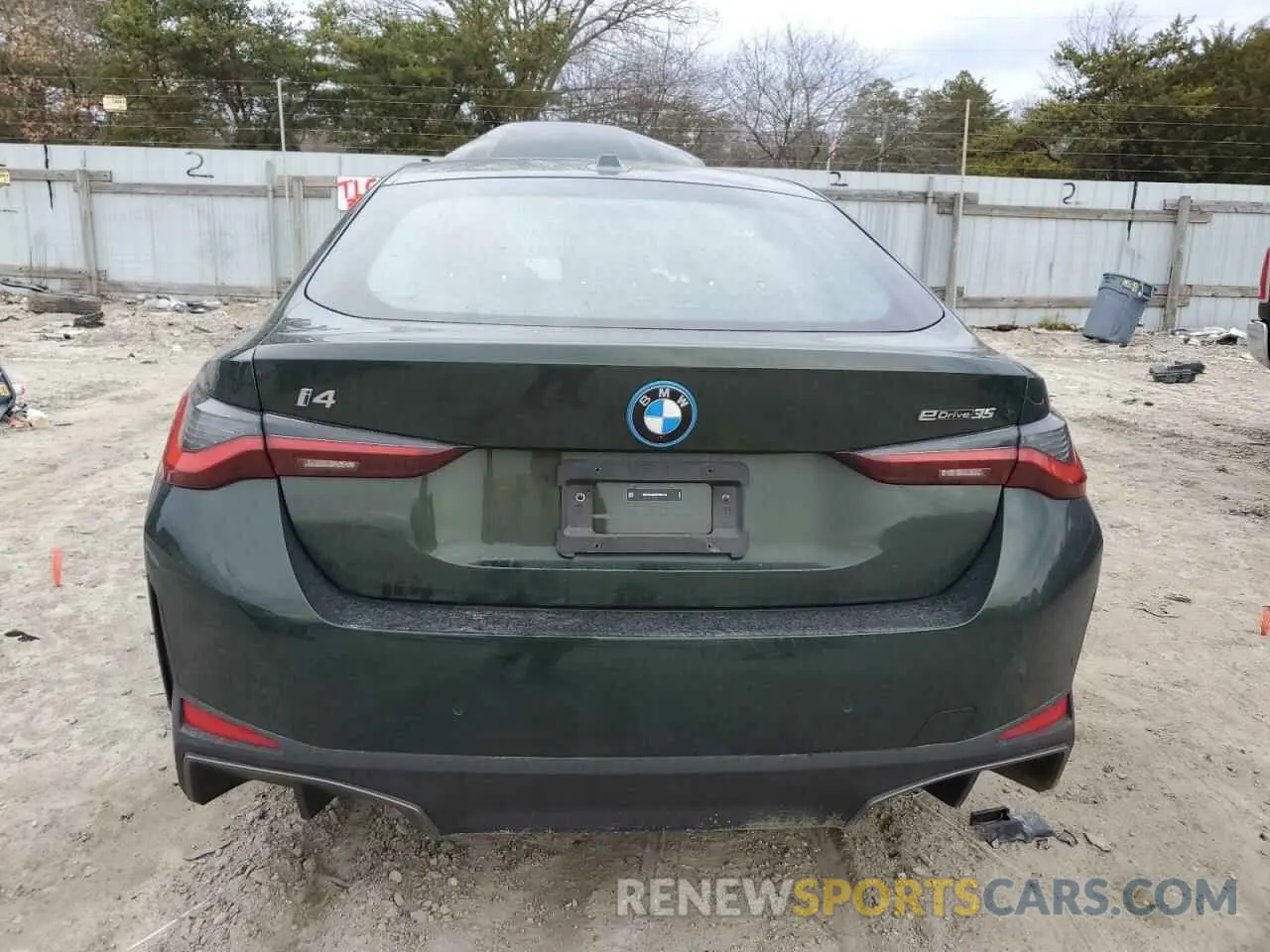 6 fotografías del automóvil dañado WBY43AW00RFR50115 BMW I4 EDRIVE 2024
