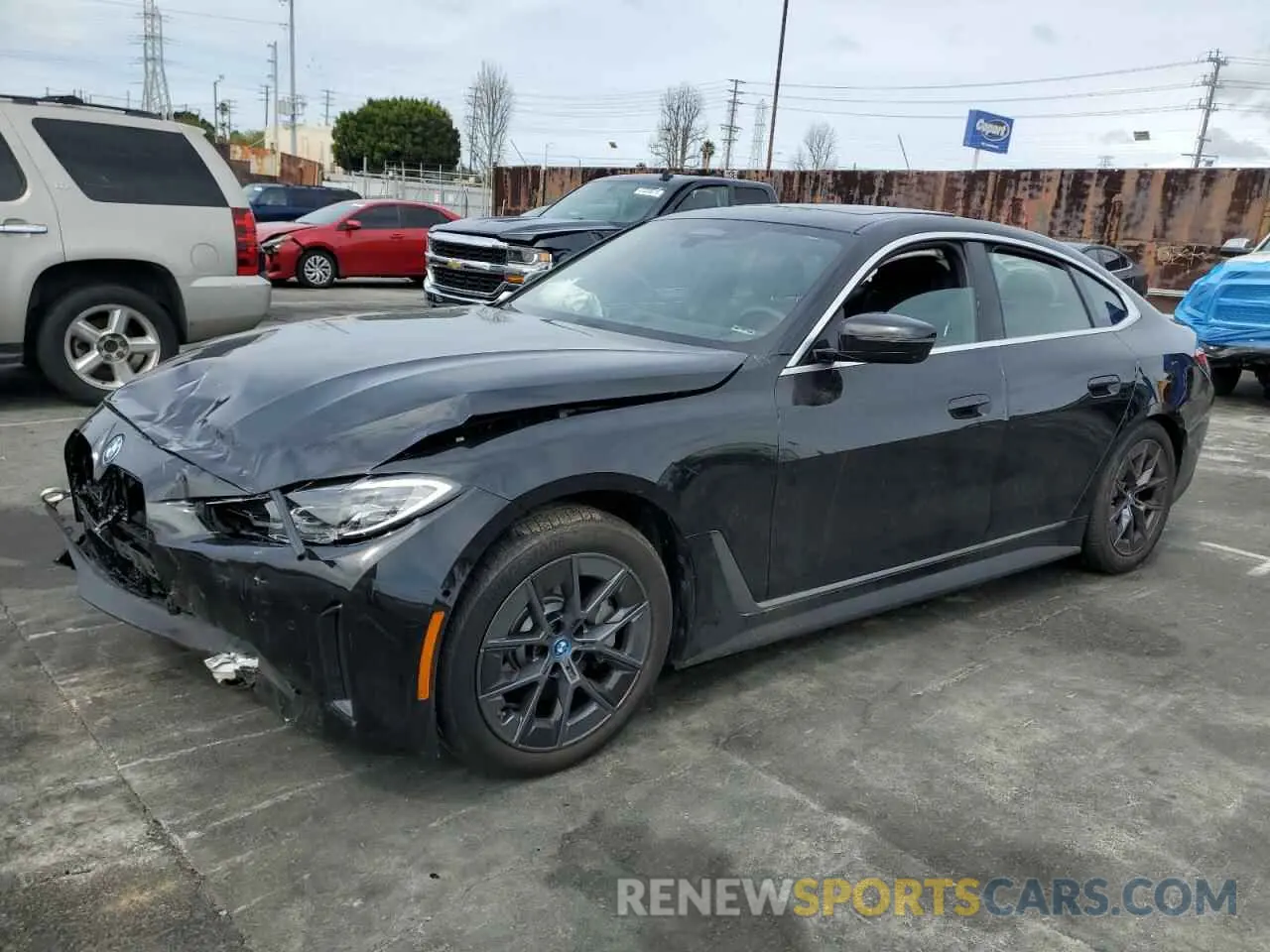 1 fotografías del automóvil dañado WBY43AW04RFT15284 BMW I4 EDRIVE 2024