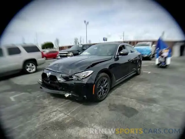11 fotografías del automóvil dañado WBY43AW04RFT15284 BMW I4 EDRIVE 2024