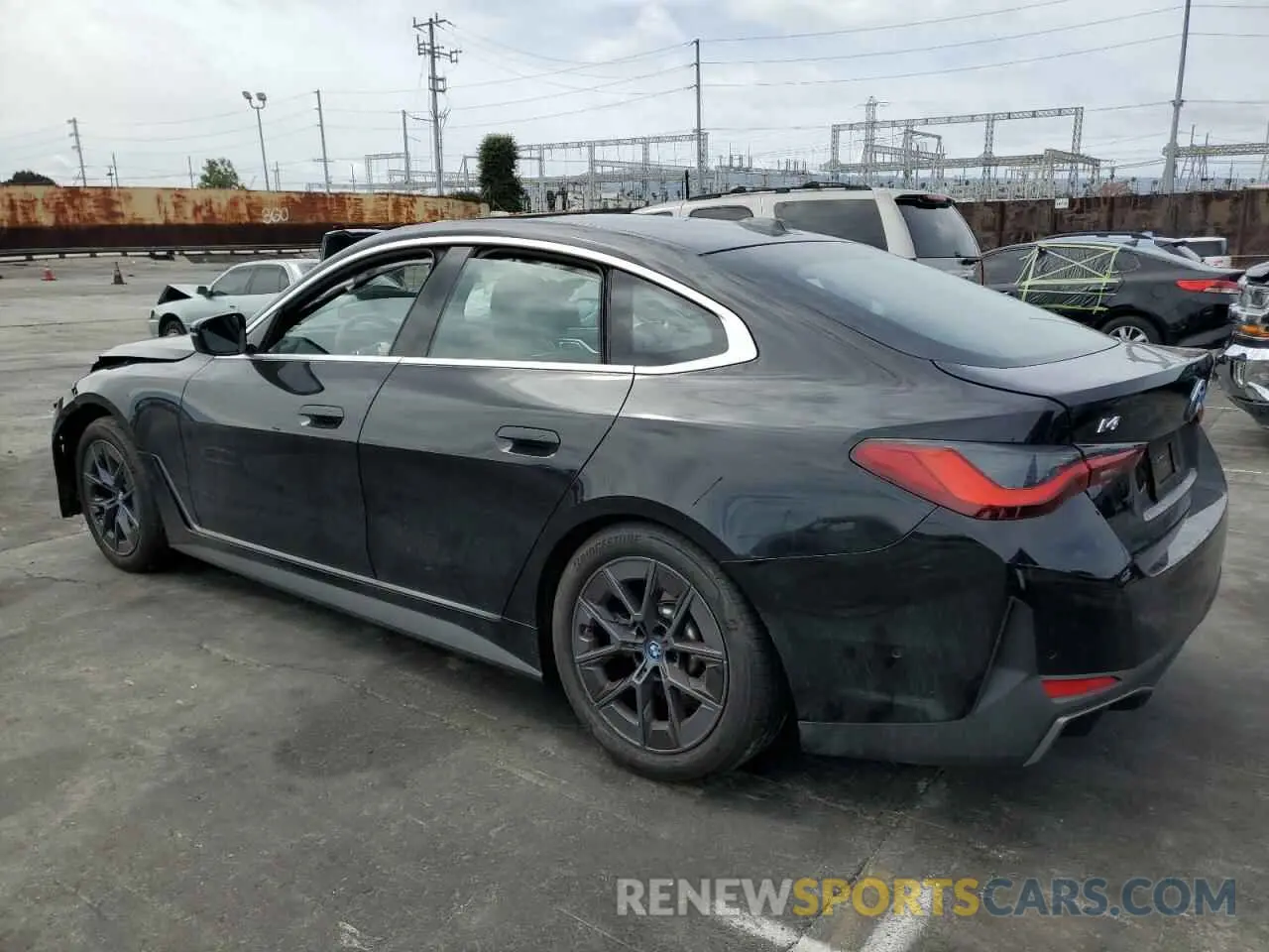 2 fotografías del automóvil dañado WBY43AW04RFT15284 BMW I4 EDRIVE 2024