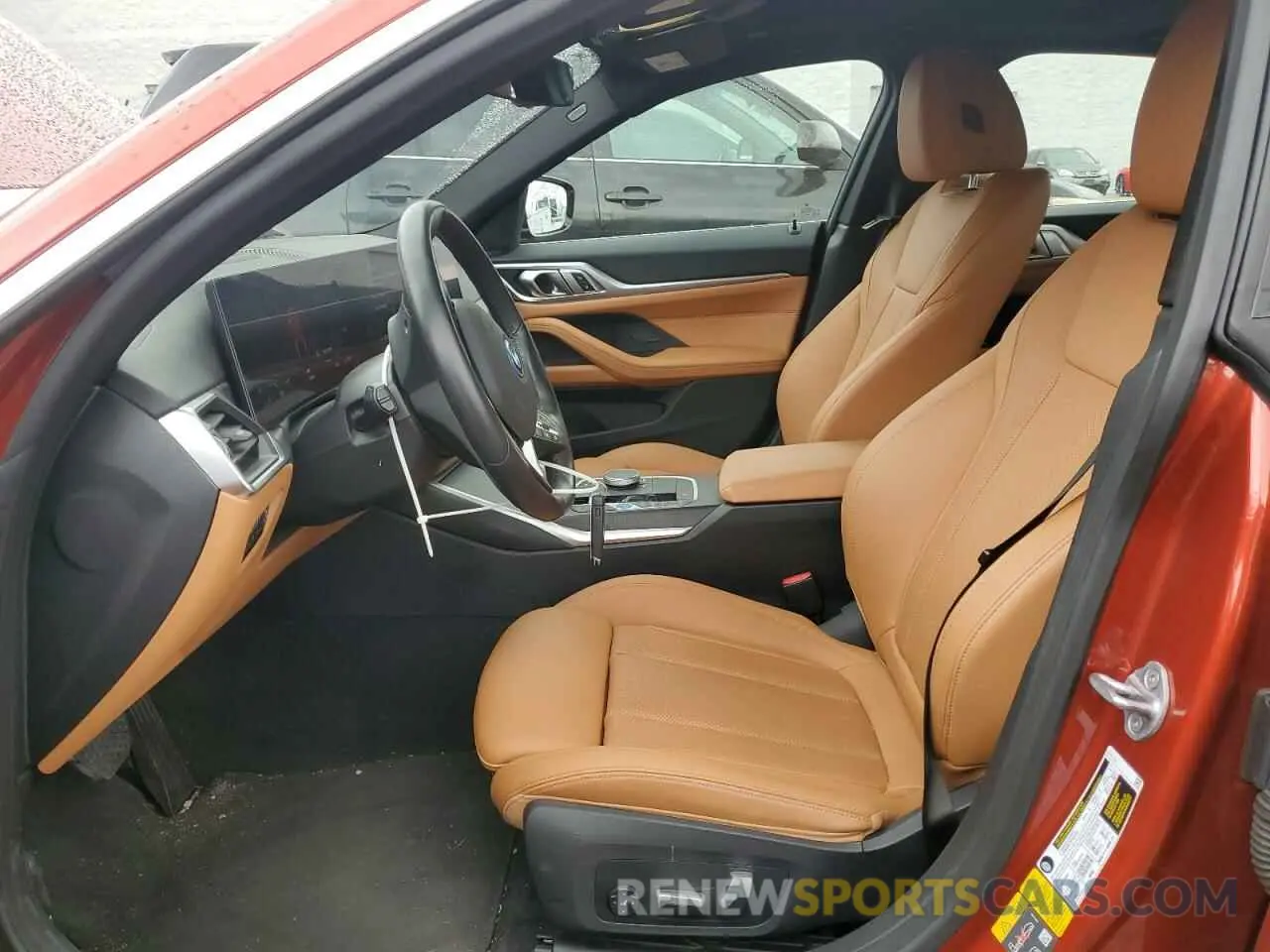 7 fotografías del automóvil dañado WBY43AW05RFR71607 BMW I4 EDRIVE 2024