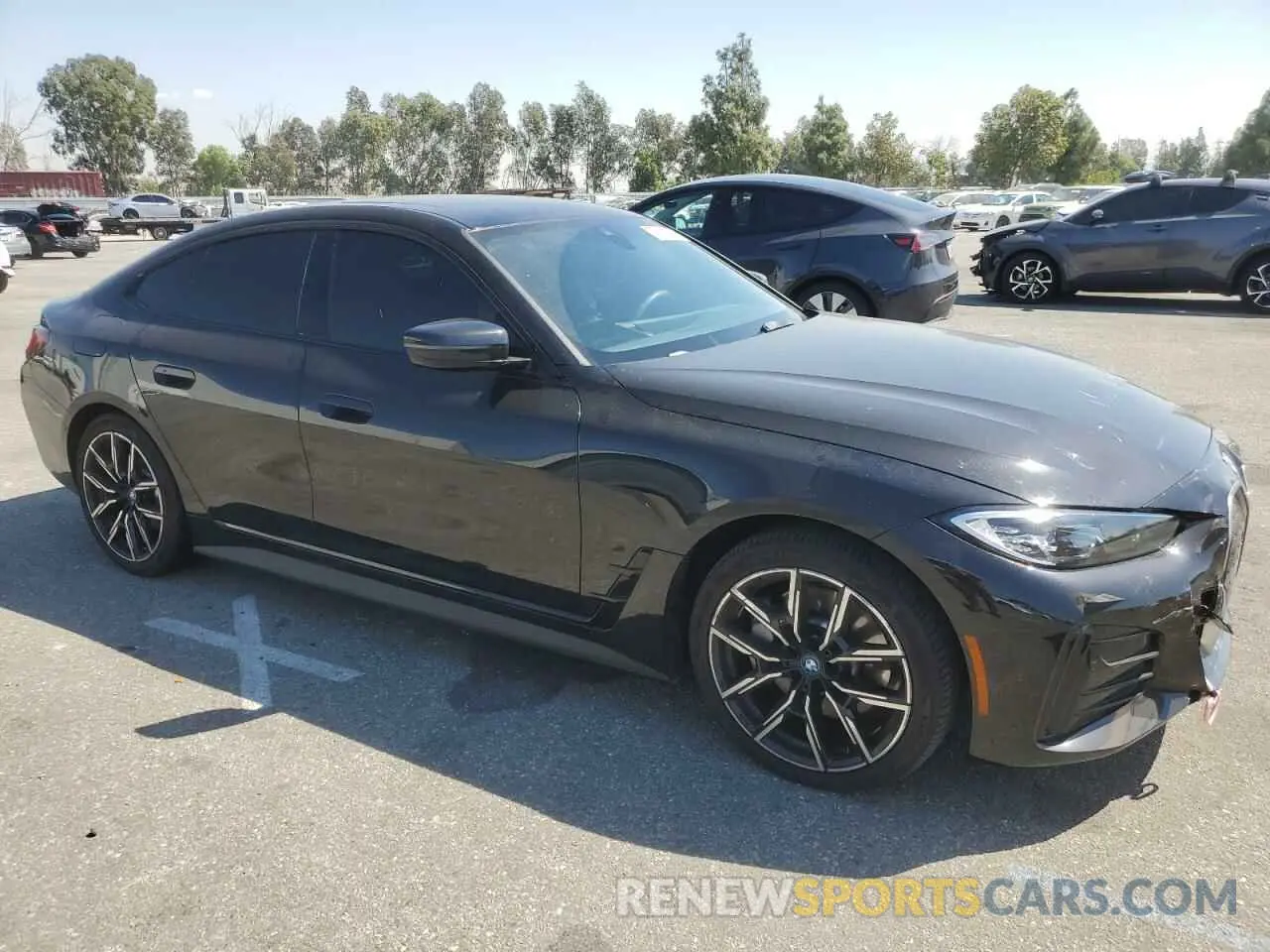 4 fotografías del automóvil dañado WBY43AW06RFS13730 BMW I4 EDRIVE 2024