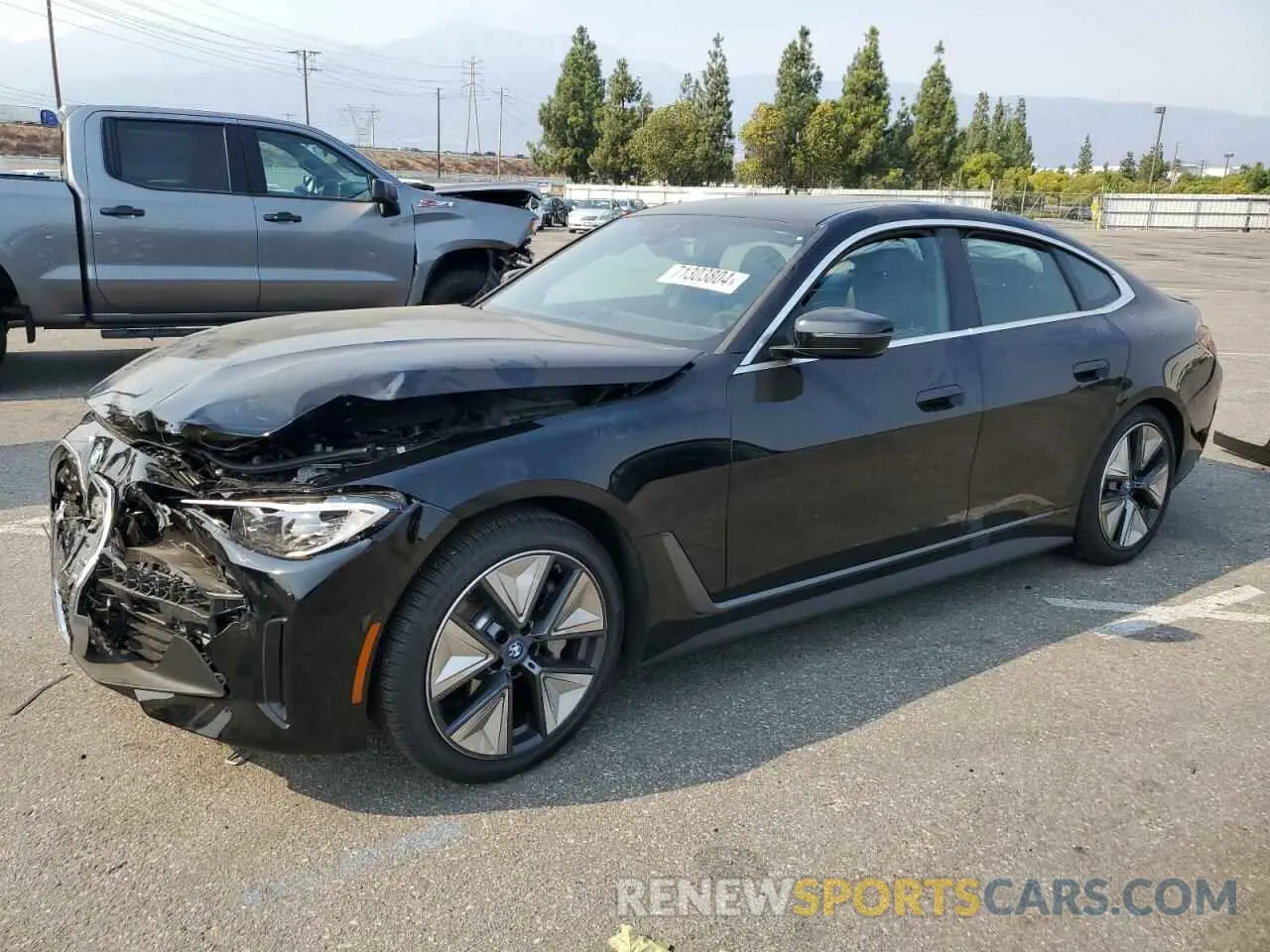 1 fotografías del automóvil dañado WBY43AW09RFS90527 BMW I4 EDRIVE 2024