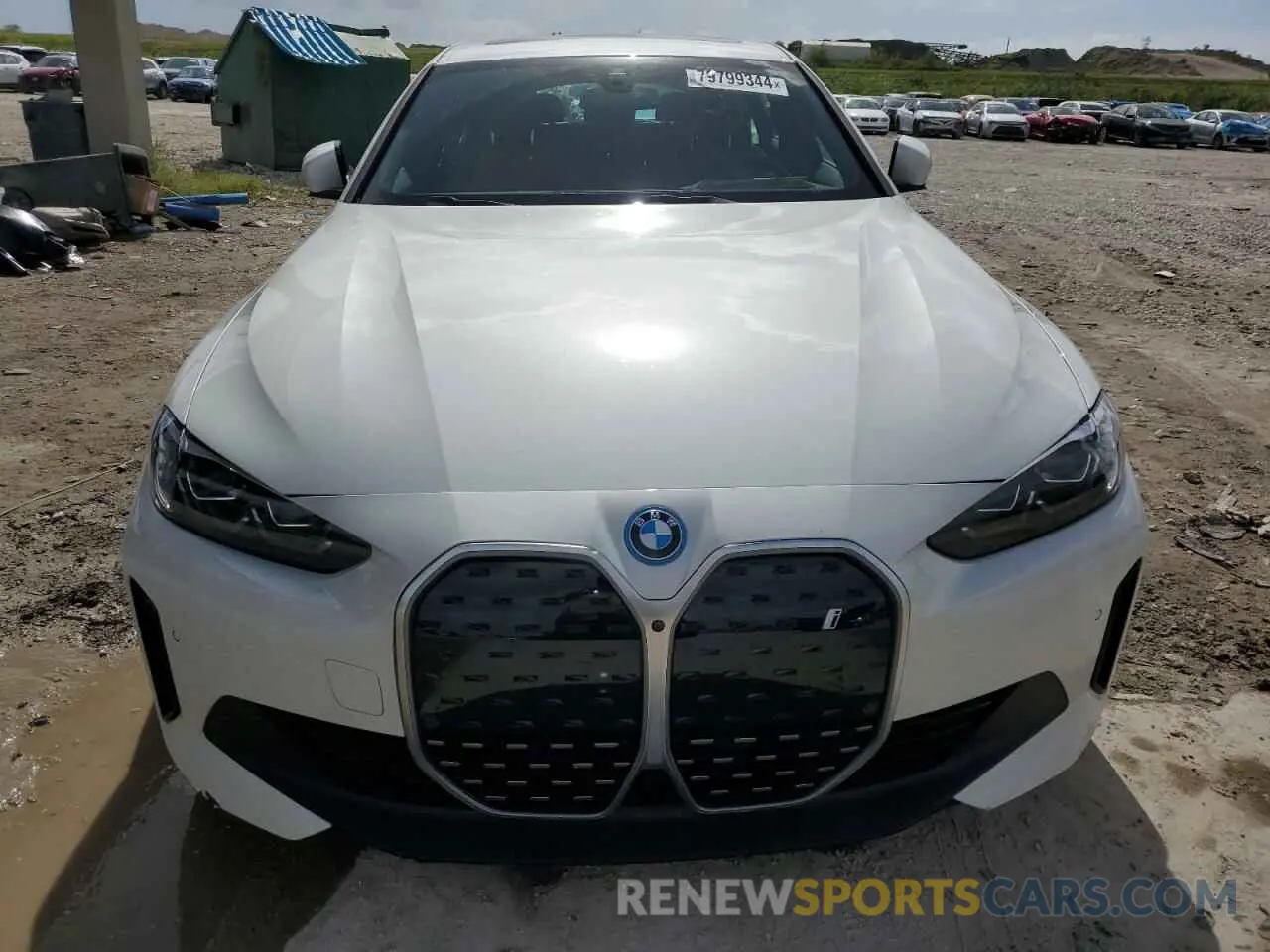 5 fotografías del automóvil dañado WBY43AW09RFT22375 BMW I4 EDRIVE 2024