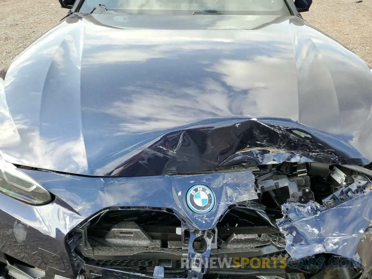 11 fotografías del automóvil dañado WBY43AW0XRFS14248 BMW I4 EDRIVE 2024