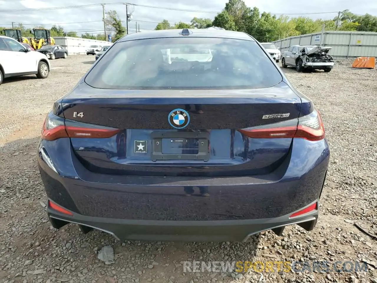6 fotografías del automóvil dañado WBY43AW0XRFS14248 BMW I4 EDRIVE 2024