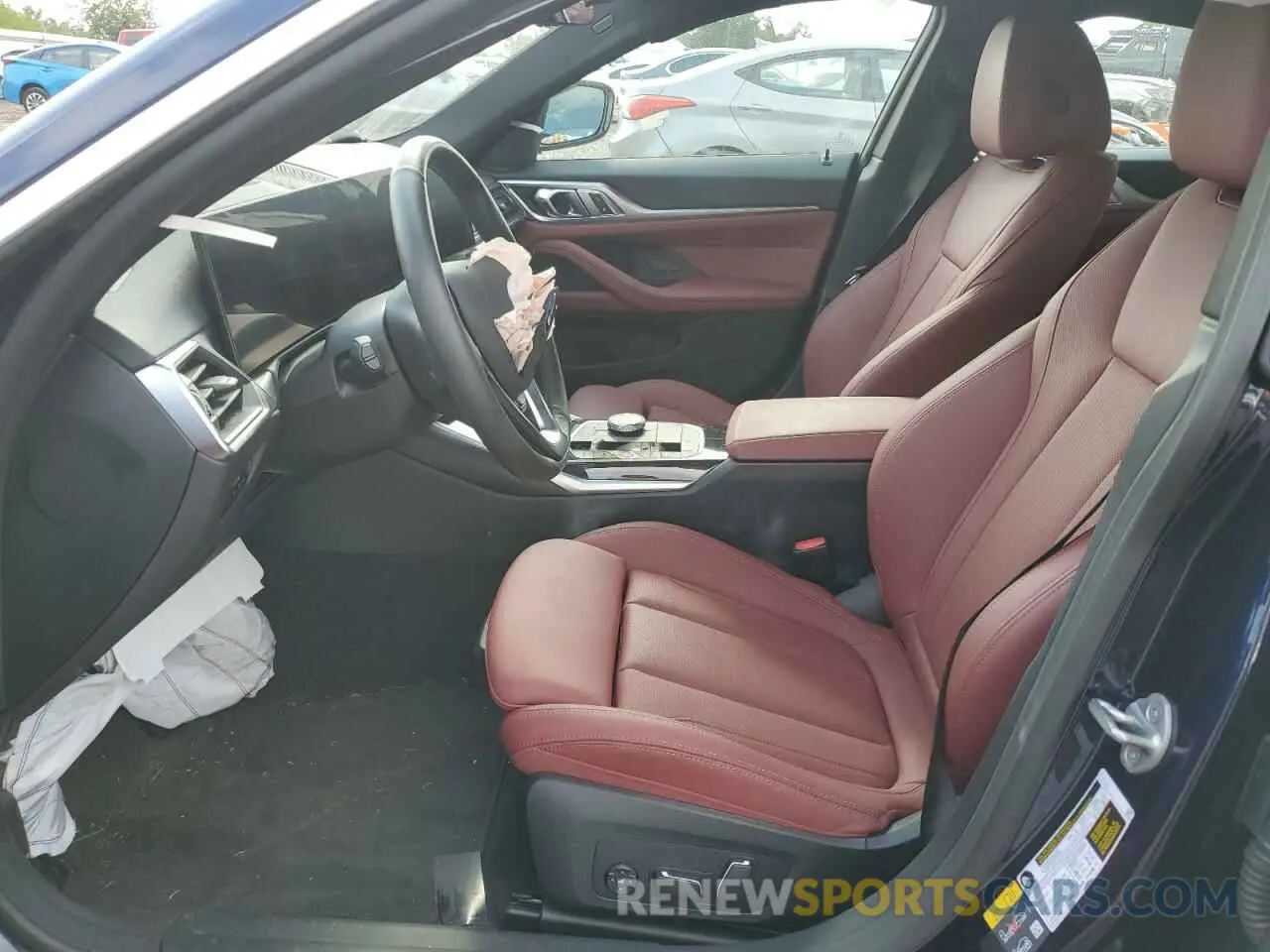 7 fotografías del automóvil dañado WBY43AW0XRFS14248 BMW I4 EDRIVE 2024