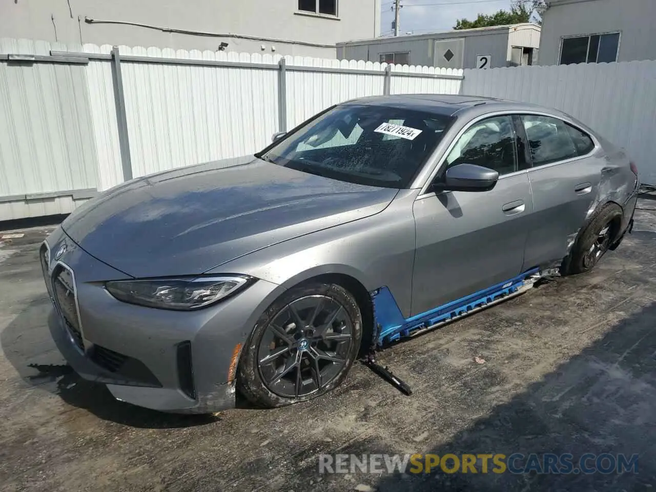1 fotografías del automóvil dañado WBY73AW00RFS80904 BMW I4 EDRIVE 2024