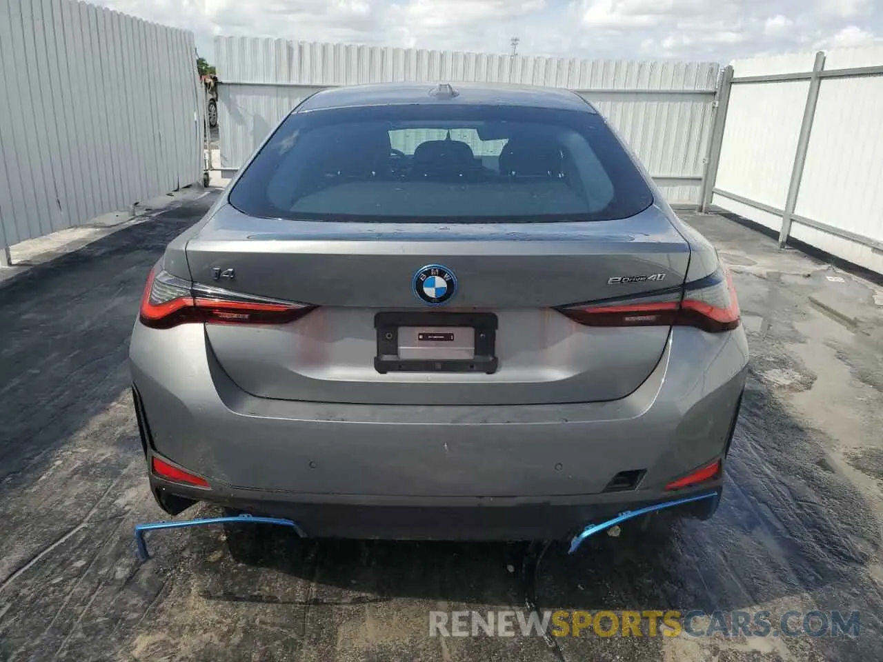 6 fotografías del automóvil dañado WBY73AW00RFS80904 BMW I4 EDRIVE 2024