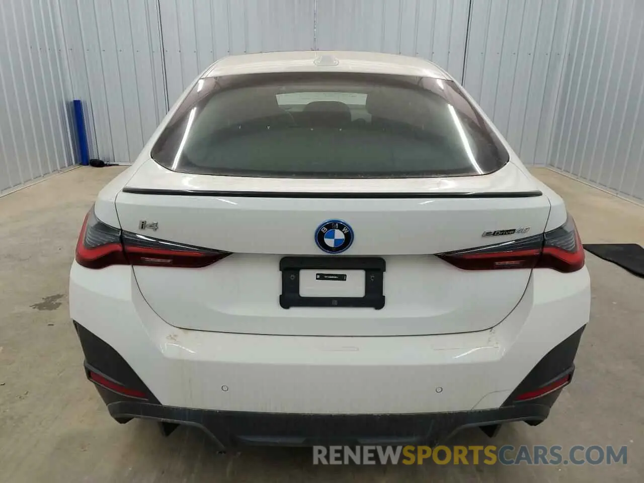 6 fotografías del automóvil dañado WBY73AW02RFS36614 BMW I4 EDRIVE 2024