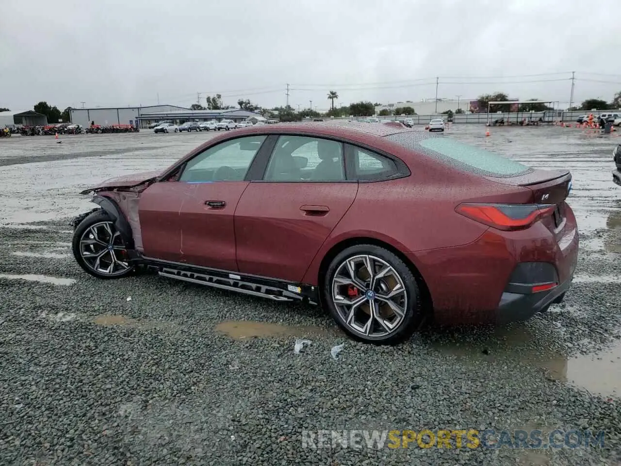 2 fotografías del automóvil dañado WBY73AW05RFS90523 BMW I4 EDRIVE 2024