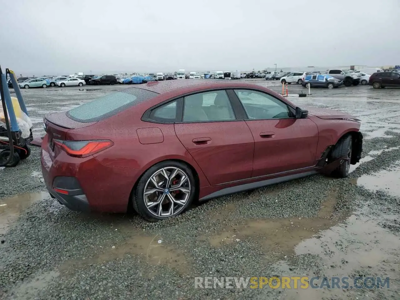 3 fotografías del automóvil dañado WBY73AW05RFS90523 BMW I4 EDRIVE 2024