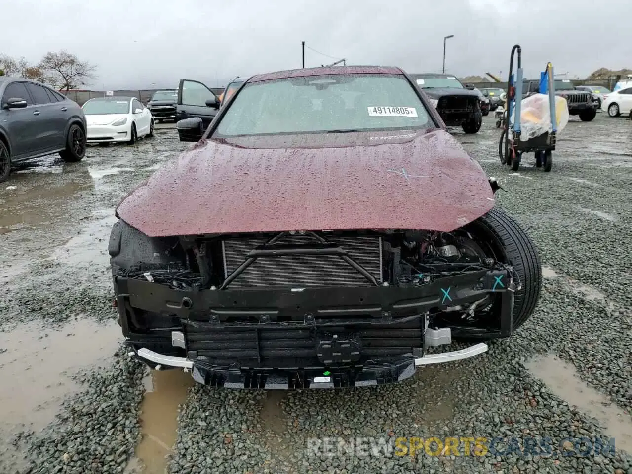 5 fotografías del automóvil dañado WBY73AW05RFS90523 BMW I4 EDRIVE 2024