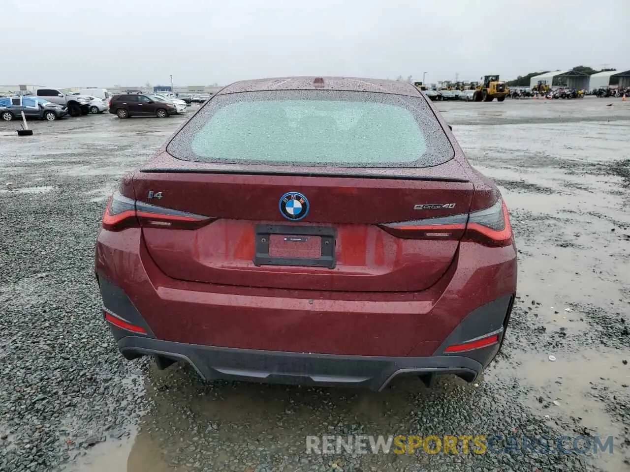 6 fotografías del automóvil dañado WBY73AW05RFS90523 BMW I4 EDRIVE 2024