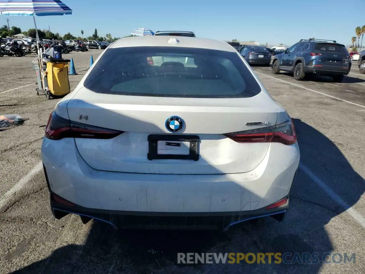 6 fotografías del automóvil dañado WBY73AW08RFR69301 BMW I4 EDRIVE 2024