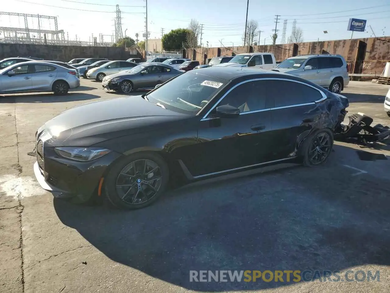1 fotografías del automóvil dañado WBY23HD08SFU43519 BMW I4 EDRIVE 2025