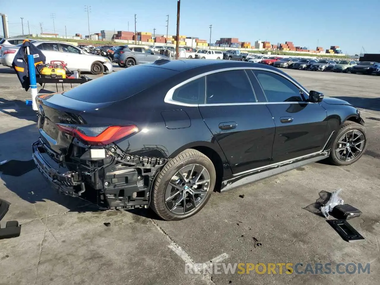 3 fotografías del automóvil dañado WBY23HD08SFU43519 BMW I4 EDRIVE 2025