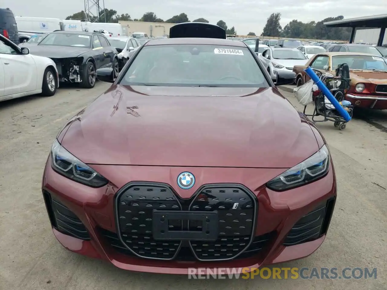 5 fotografías del automóvil dañado WBY73AW04PFN64758 BMW I4 EDRIVE4 2023