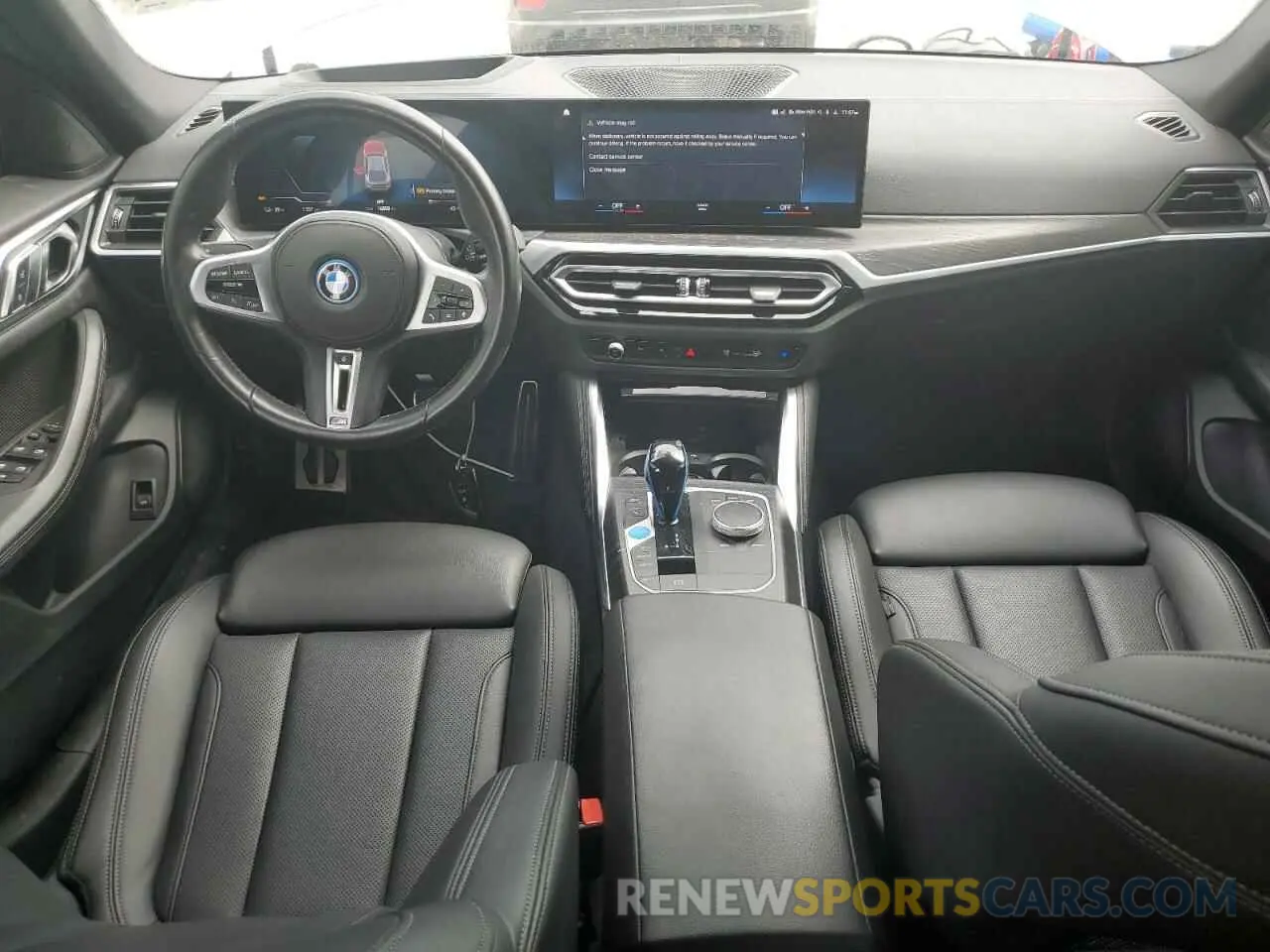 8 fotografías del automóvil dañado WBY33AW06NFM50076 BMW I4 M50 2022