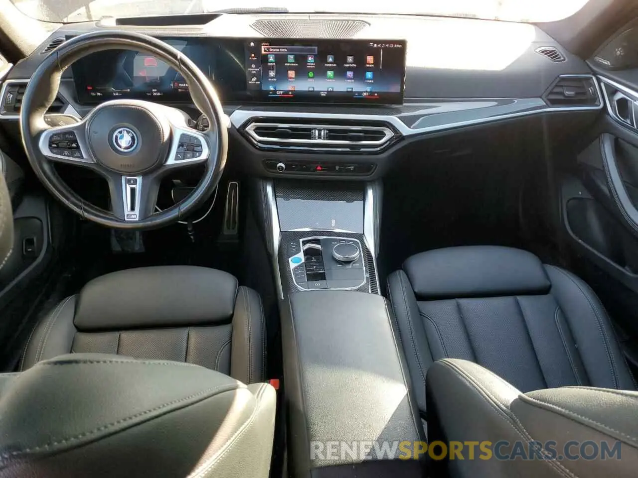 8 fotografías del automóvil dañado WBY33AW04PFR00679 BMW I4 M50 2023