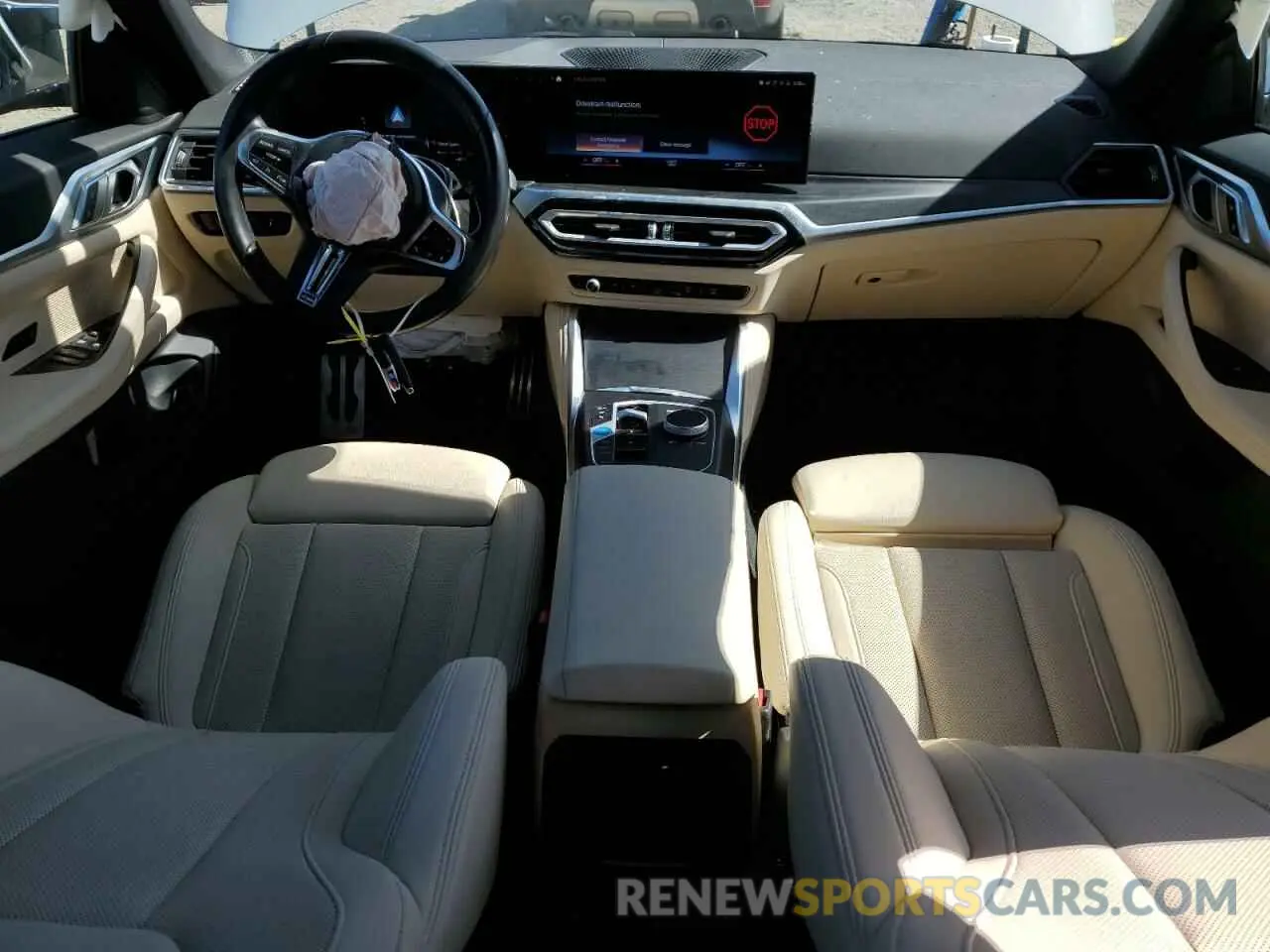 8 fotografías del automóvil dañado WBY33AW09PFR22046 BMW I4 M50 2023