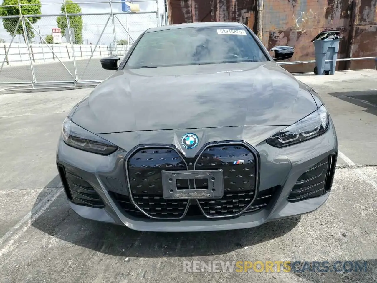 5 fotografías del automóvil dañado WBY33AW0XPFN48269 BMW I4 M50 2023