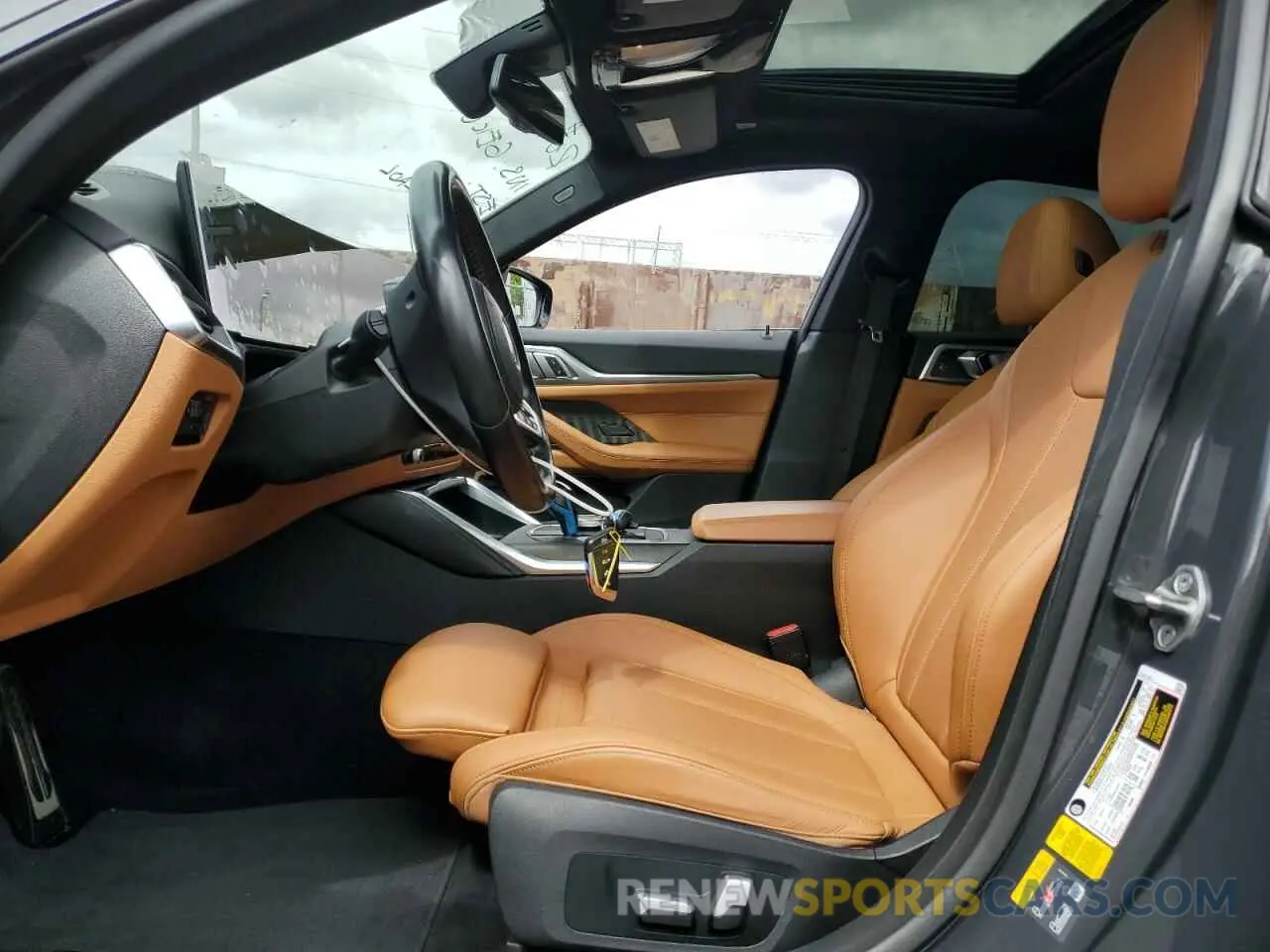 7 fotografías del automóvil dañado WBY33AW0XPFN48269 BMW I4 M50 2023