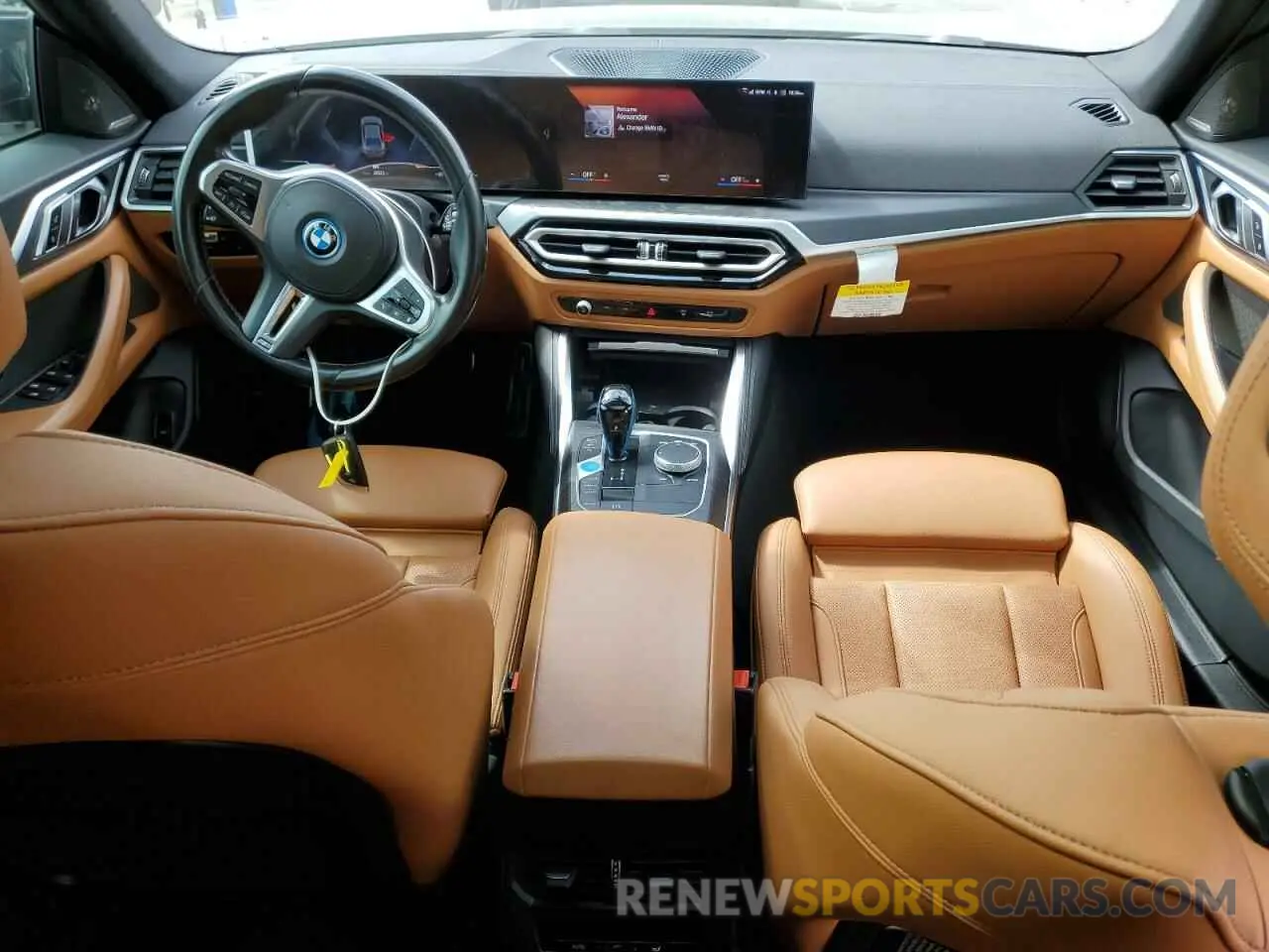 8 fotografías del automóvil dañado WBY33AW0XPFN48269 BMW I4 M50 2023
