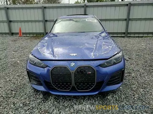 11 fotografías del automóvil dañado WBY33AW00RFS45178 BMW I4 M50 2024